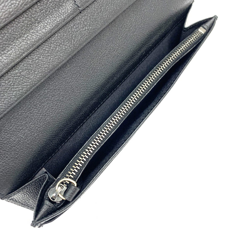 JIMMY CHOO(ジミーチュウ) 長財布 AQR ブラック Coat Pocket Wallet メンズ 【101065312003】