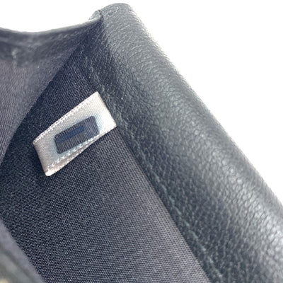 JIMMY CHOO(ジミーチュウ) 長財布 AQR ブラック Coat Pocket Wallet メンズ 【101065312003】