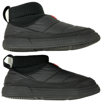 HUNTER イン/アウト パファー ニッテッド カフ ブーツ WFS2265REN サイズUK5(24cm) ブラック ハンター 【101065326008】