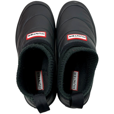 HUNTER イン/アウト パファー ニッテッド カフ ブーツ WFS2265REN サイズUK5(24cm) ブラック ハンター 【101065326008】