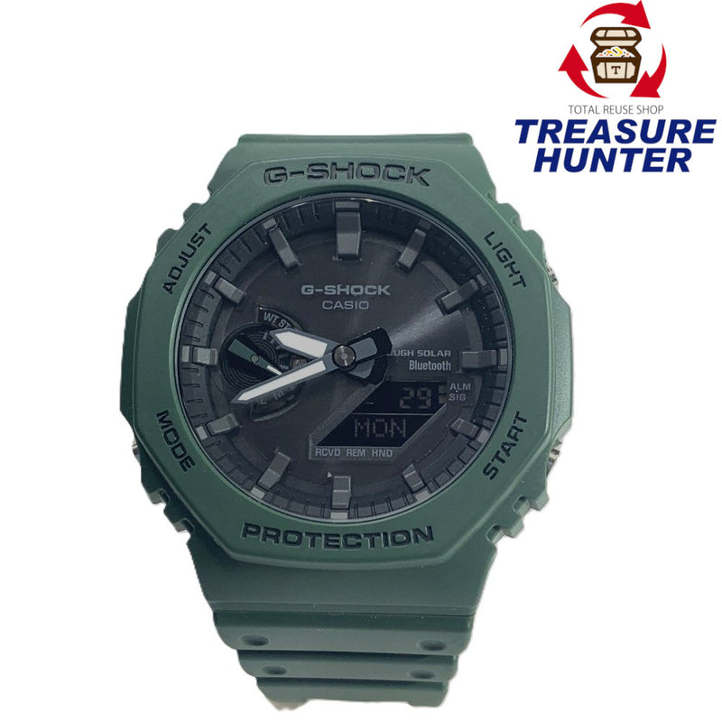 G-SHOCK 腕時計 ソーラー駆動 グリーン GA-B2100-3AJF 20気圧防水 カシオ 【101065335003】