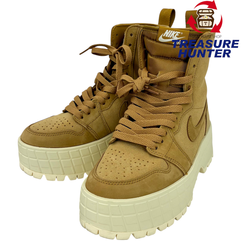 NIKE AIR JORDAN 1 BROOKLYN(エア ジョーダン 1 ブルックリン) ウィメンズブーツ FJ5737-700 サイズ23.5cm ウィート/モスリン ナイキ 【101065340008】