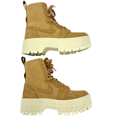 NIKE AIR JORDAN 1 BROOKLYN(エア ジョーダン 1 ブルックリン) ウィメンズブーツ FJ5737-700 サイズ23.5cm ウィート/モスリン ナイキ 【101065340008】