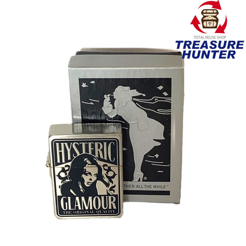 Zippo ジッポライター ヒステリックグラマー 2014年製 シルバーカラー アメリカ製 箱付き 【101065372003】