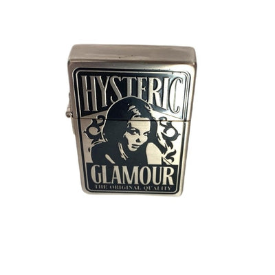 Zippo ジッポライター ヒステリックグラマー 2014年製 シルバーカラー アメリカ製 箱付き 【101065372003】