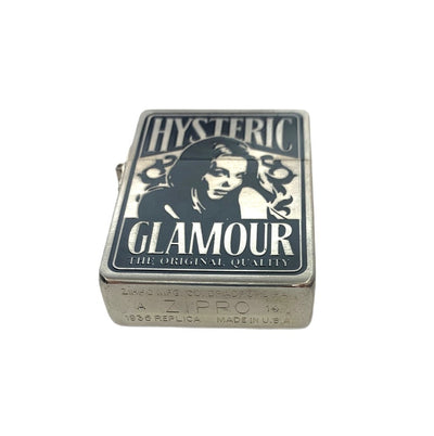 Zippo ジッポライター ヒステリックグラマー 2014年製 シルバーカラー アメリカ製 箱付き 【101065372003】