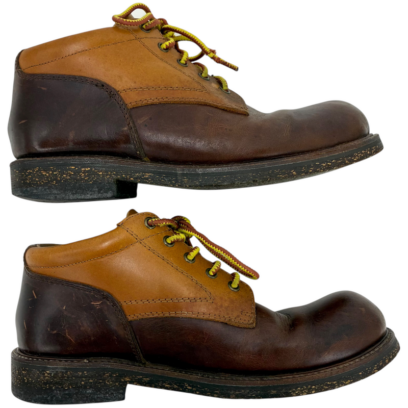 SLOW WEAR LION オイルドレザー オックスフォードブーツ OB-8958 サイズ25.5cm ブラウン スローウェアライオン 【101065473002】