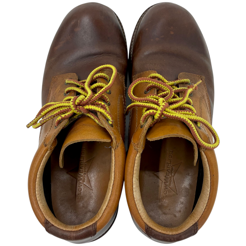 SLOW WEAR LION オイルドレザー オックスフォードブーツ OB-8958 サイズ25.5cm ブラウン スローウェアライオン 【101065473002】