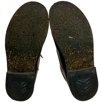 SLOW WEAR LION オイルドレザー オックスフォードブーツ OB-8958 サイズ25.5cm ブラウン スローウェアライオン 【101065473002】