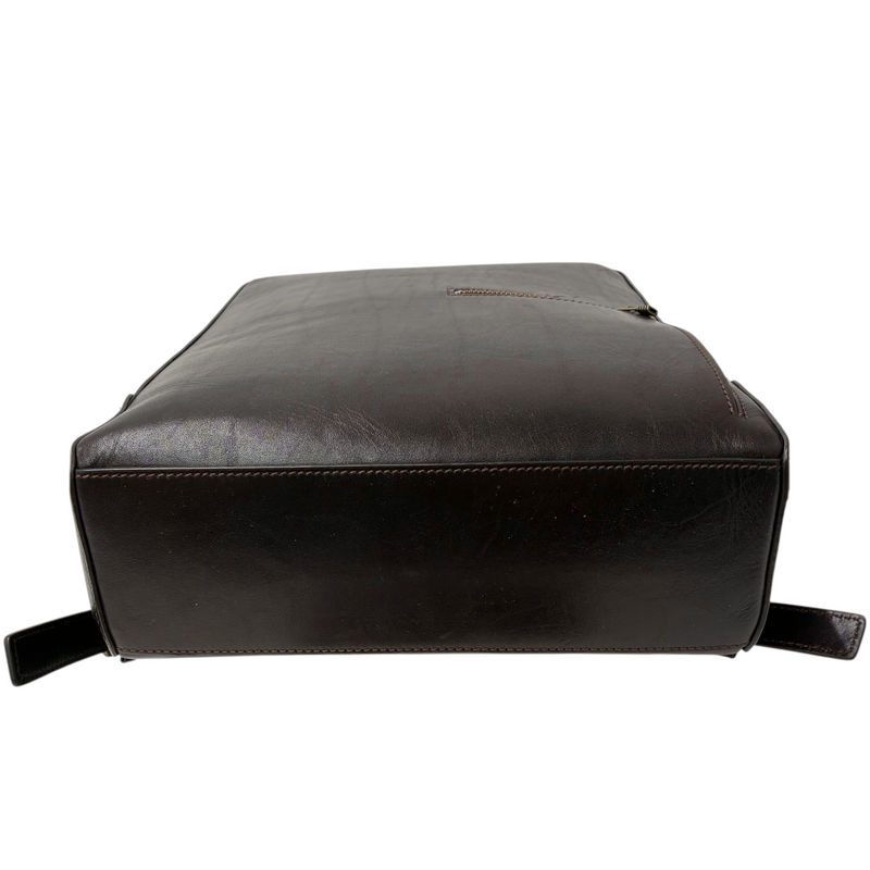 MOTHERHOUSE アンティーク スクエア バックパック ダークブラウン マザーハウス 【101065556008】