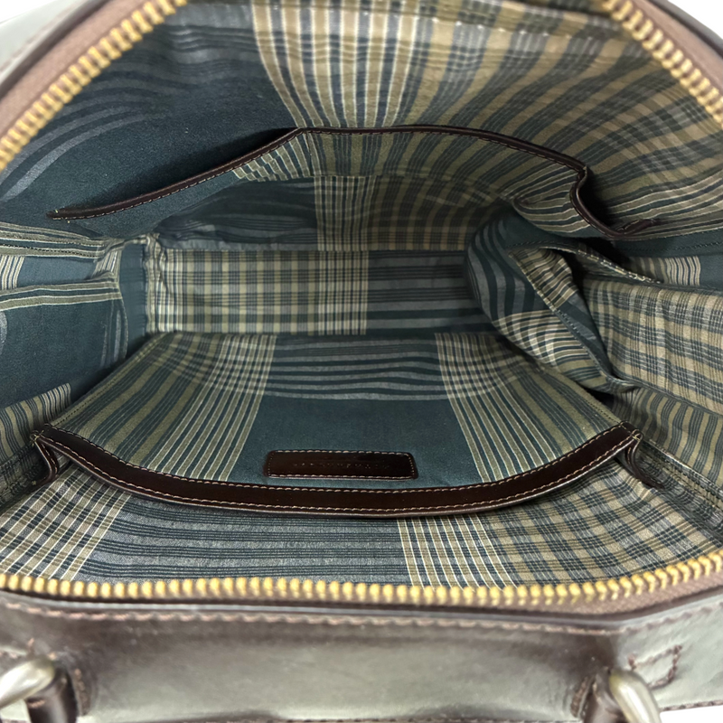 MOTHERHOUSE アンティーク スクエア バックパック ダークブラウン マザーハウス 【101065556008】