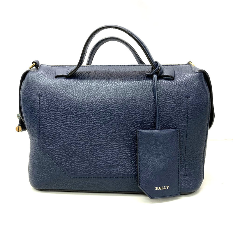 BALLY(バリー) キッセン スモール 2wayショルダー レザー ネイビー