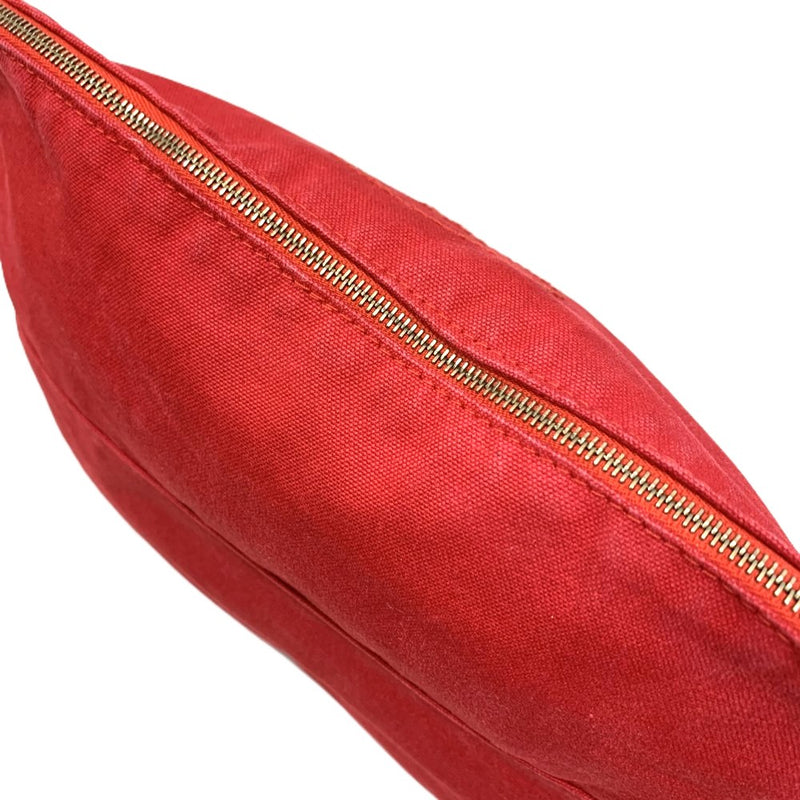HERMES(エルメス)　ボリード　ポーチ　GM コットンキャンバス　レッド 【102037015001】