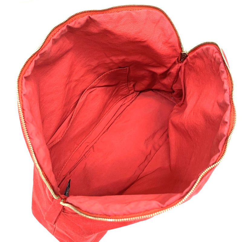 HERMES(エルメス)　ボリード　ポーチ　GM コットンキャンバス　レッド 【102037015001】