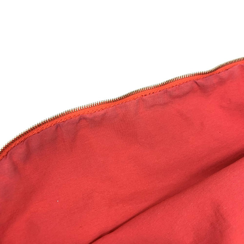 HERMES(エルメス)　ボリード　ポーチ　GM コットンキャンバス　レッド 【102037015001】