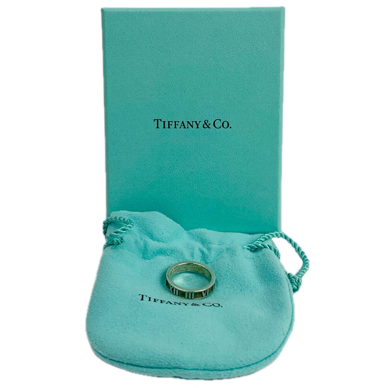 Tiffany&Co. アトラス ナローバンドリング サイズ8号 SV925 ティファニー 【102042218006】