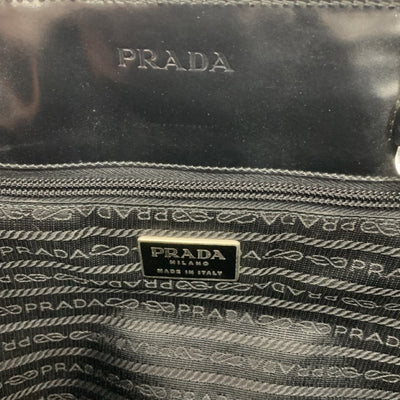 PRADA(プラダ) エナメルトートバッグ B8224 ブラック レディース バッグ 【102042306001】