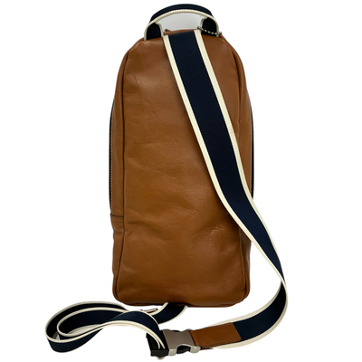 COACH ヘリテージ ウェブ レザー スリングバッグ F70811 キャメル コーチ 【102048982007】