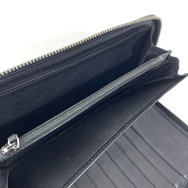 GUCCI(グッチ) グッチシマ ラウンドファスナー長財布 233194 グッチシマレザー ブラック メンズ ウォレット 【102049237001】