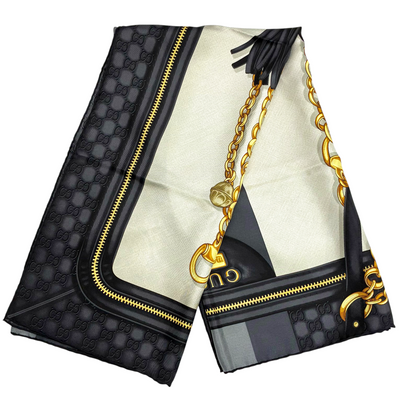 GUCCI GGバッグ シルクスカーフ サイズ約88×88cm グッチ 【102049379007】