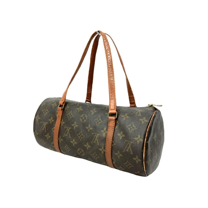 LOUIS VUITTON(ルイ・ヴィトン) モノグラム 旧型 パピヨン30 M51365 モノグラムレザー ブラウン ポーチ欠品 レディース バッグ 【102050527005】