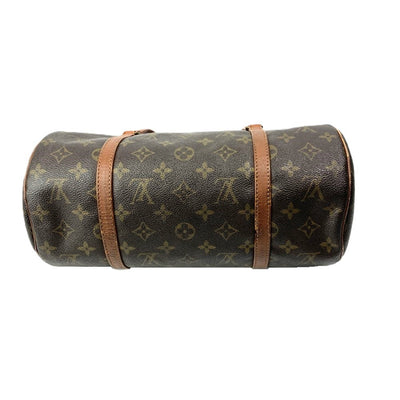 LOUIS VUITTON(ルイ・ヴィトン) モノグラム 旧型 パピヨン30 M51365 モノグラムレザー ブラウン ポーチ欠品 レディース バッグ 【102050527005】