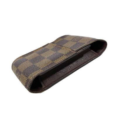 LOUIS VUITTON ダミエ エテュイ シガレットN63024 ダミエレザー エベヌ   ルイ・ヴィトン メンズ シガレットケース 【102050712001】