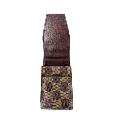 LOUIS VUITTON ダミエ エテュイ シガレットN63024 ダミエレザー エベヌ   ルイ・ヴィトン メンズ シガレットケース 【102050712001】