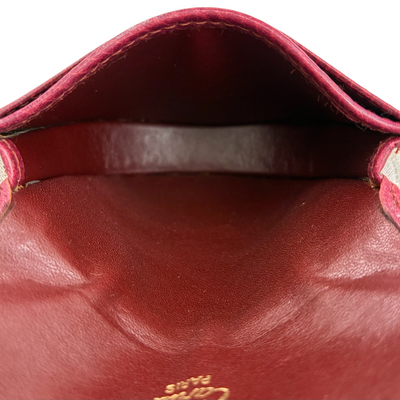 Cartier マストライン コインケース L3000018 ボルドー カルティエ 【102051920007】