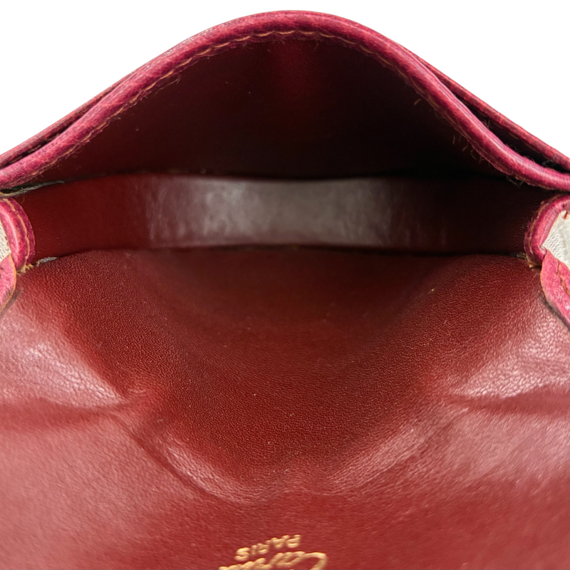 Cartier マストライン コインケース L3000018 ボルドー カルティエ 【102051920007】