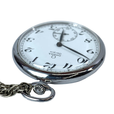 OMEGA オメガ 懐中時計 ジュネーブ 121.1740 ホワイト文字盤 手巻き式 時計 【102052010003】