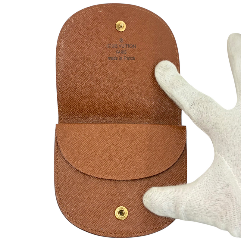 LOUIS VUITTON モノグラム ポルトモネ・クゼ M61970 ブラウン コインケース ルイヴィトン 【102052149007】
