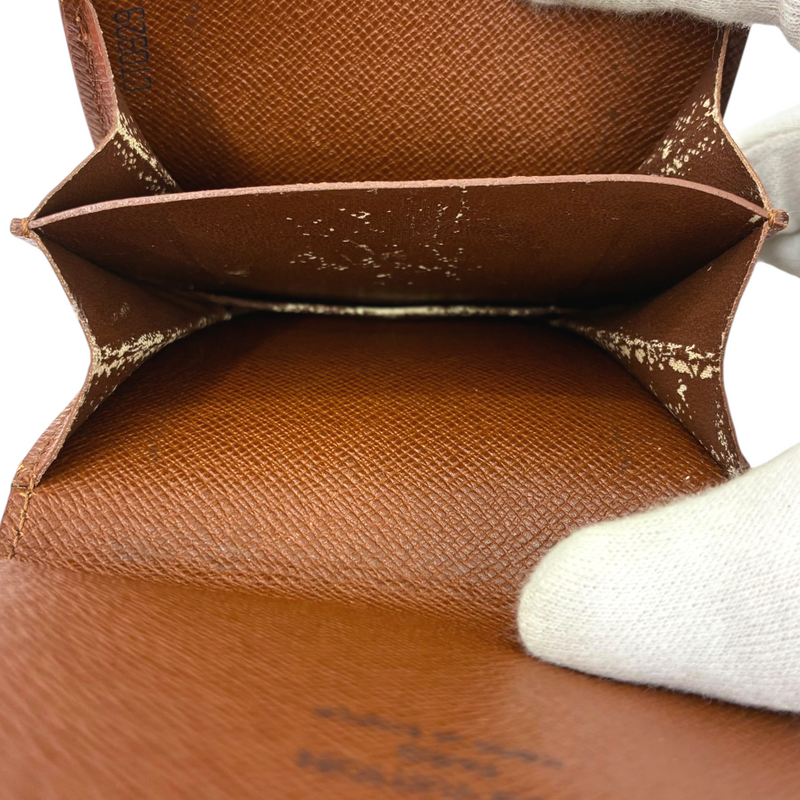 LOUIS VUITTON モノグラム ポルトモネ・クゼ M61970 ブラウン コインケース ルイヴィトン 【102052149007】