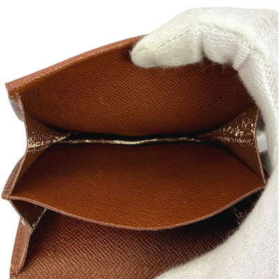 LOUIS VUITTON モノグラム ポルトモネ・クゼ M61970 ブラウン コインケース ルイヴィトン 【102052149007】