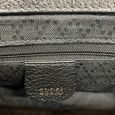 GUCCI(グッチ) バンブー 2WAYバッグ スエードレザー ブラック マグネットボタン開閉式 レディース バッグ 【102052265001】