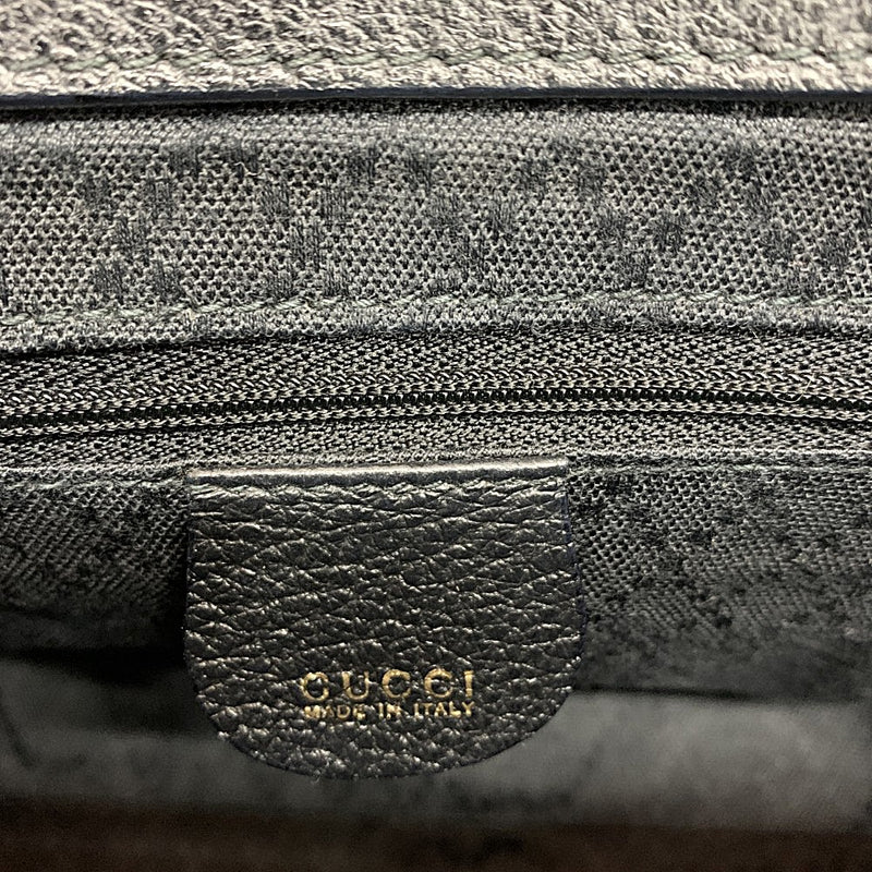 GUCCI(グッチ) バンブー 2WAYバッグ スエードレザー ブラック マグネットボタン開閉式 レディース バッグ 【102052265001】