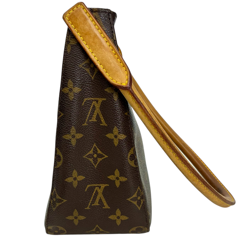 LOUIS VUITTON モノグラム ルーピングMM M51146 ブラウン ショルダーバッグ ルイヴィトン 【102052523006】
