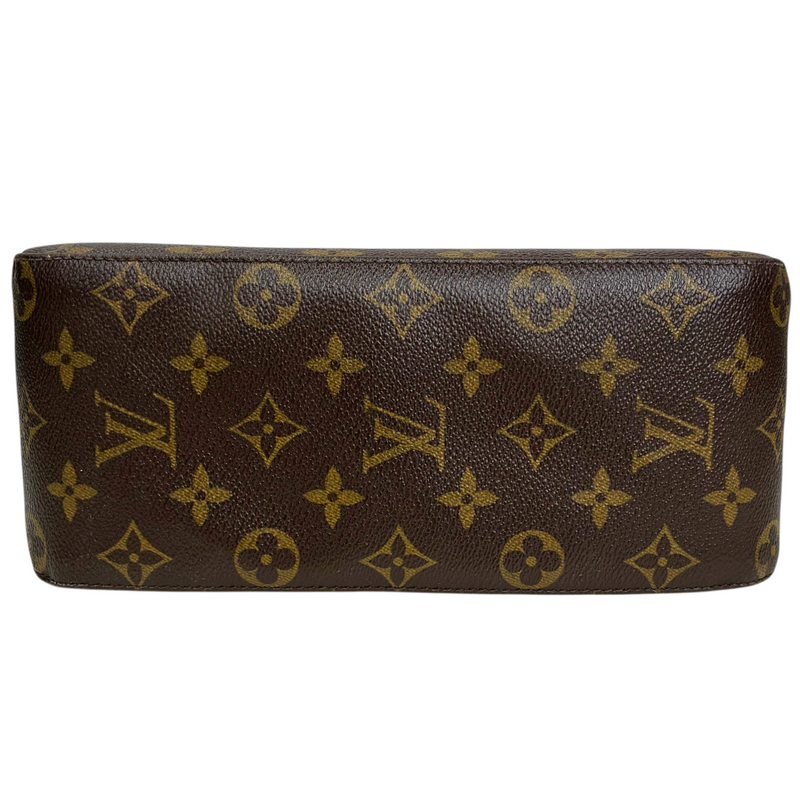LOUIS VUITTON モノグラム ルーピングMM M51146 ブラウン ショルダーバッグ ルイヴィトン 【102052523006】