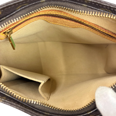 LOUIS VUITTON モノグラム ルーピングMM M51146 ブラウン ショルダーバッグ ルイヴィトン 【102052523006】