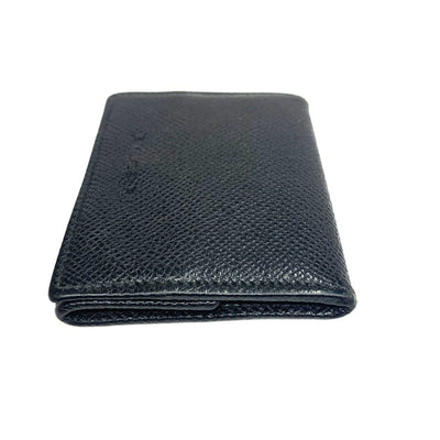 BVLGARI(ブルガリ) クラシコ コインケース レザー ブラック ボックス型 【102052601001】