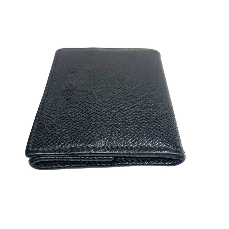 BVLGARI(ブルガリ) クラシコ コインケース レザー ブラック ボックス型 【102052601001】