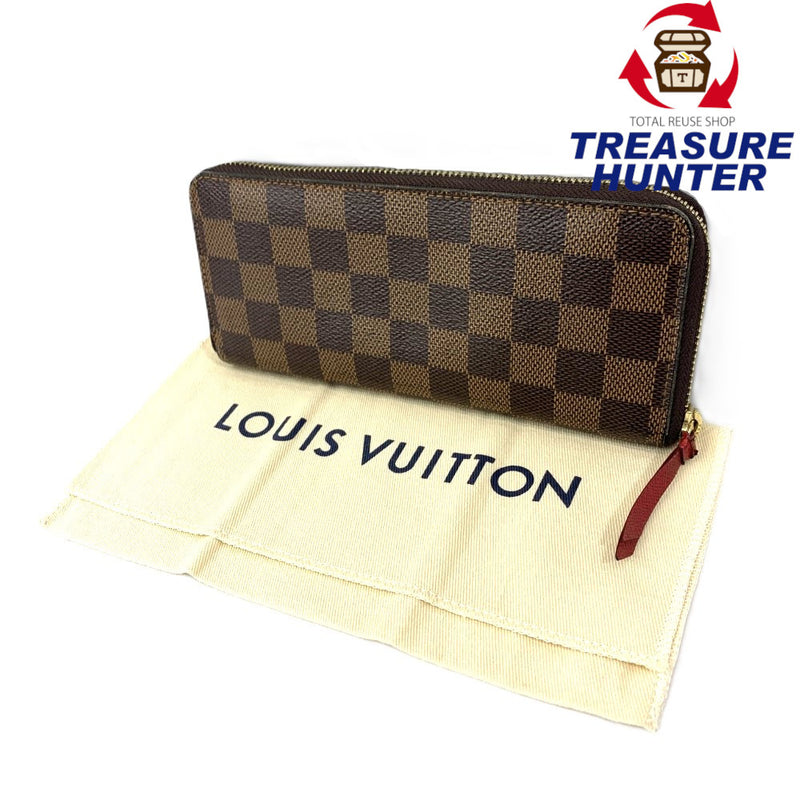 LOUIS VUITTON(ルイ・ヴィトン) ダミエ ポルトフォイユ・クレマンス N60534 ダミエエベヌキャンバス スリーズ  レディース 財布 【102052615001】