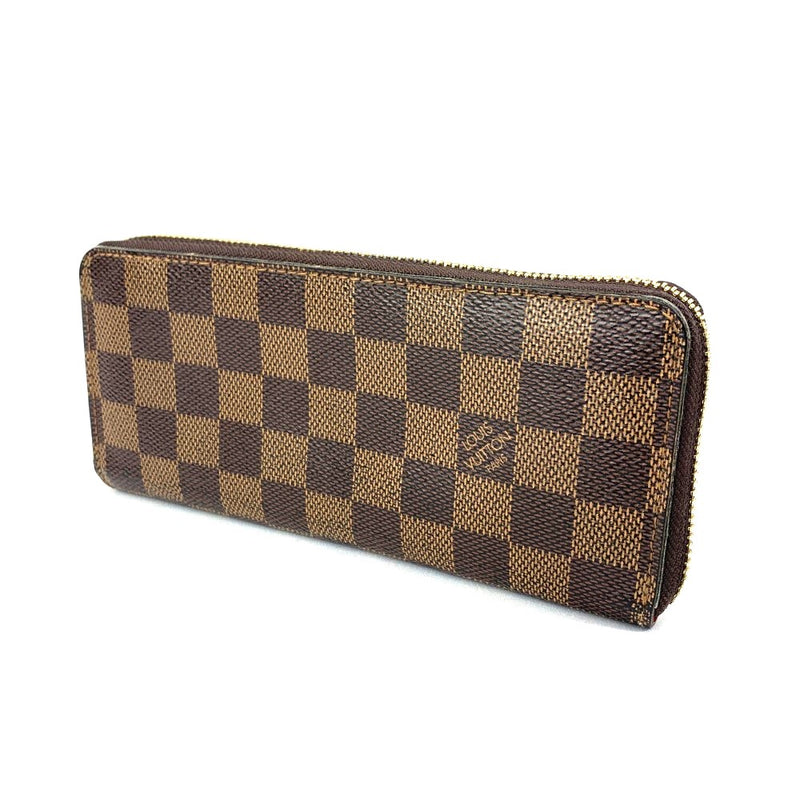 LOUIS VUITTON(ルイ・ヴィトン) ダミエ ポルトフォイユ・クレマンス N60534 ダミエエベヌキャンバス スリーズ  レディース 財布 【102052615001】