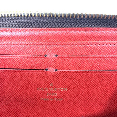 LOUIS VUITTON(ルイ・ヴィトン) ダミエ ポルトフォイユ・クレマンス N60534 ダミエエベヌキャンバス スリーズ  レディース 財布 【102052615001】