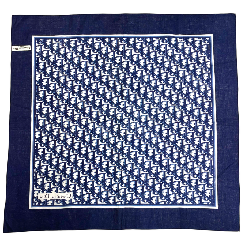 Christian Dior トロッター 小判コットンスカーフ サイズ約65×65cm クリスチャンディオール 【102052621007】