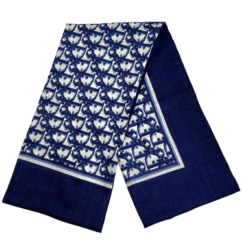 Christian Dior トロッター 小判コットンスカーフ サイズ約65×65cm クリスチャンディオール 【102052621007】