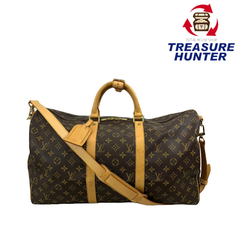 LOUIS VUITTON(ルイ・ヴィトン) キーポル バンドリエール50 M41416 モノグラム ブラウン ボストンバッグ メンズ レディース 【102052763001】