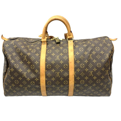 LOUIS VUITTON(ルイ・ヴィトン) モノグラム キーポル55 モノグラムキャンバス M41424 ボストンバッグ 【102052826003】