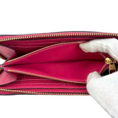 LOUIS VUITTON アンプラント ポルトフォイユ・クレマンス M62535 ピンク ラウンドファスナー長財布 ルイヴィトン 【102052860006】