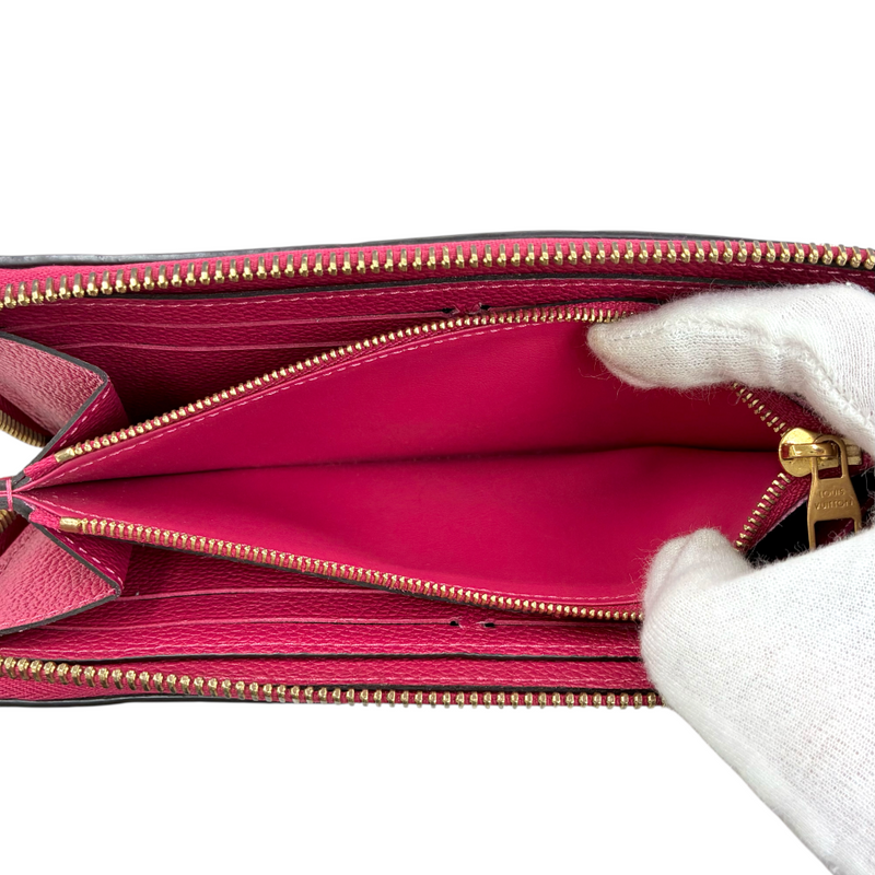 LOUIS VUITTON アンプラント ポルトフォイユ・クレマンス M62535 ピンク ラウンドファスナー長財布 ルイヴィトン 【102052860006】